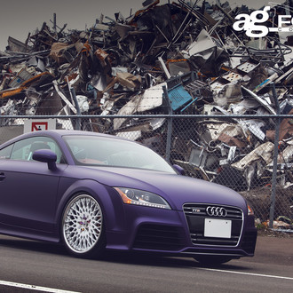 Purple Matte Wrap On Audi TT-S - Photo by Avant Garde