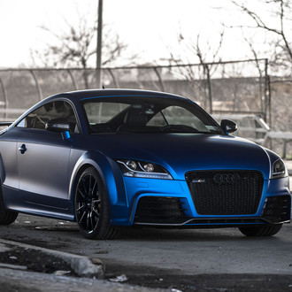 Blue Chrome Audi TT-RS - Photo by Rohana Wheels
