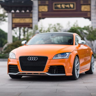 German Orange - Audi TT RS With VPS 301 Rims - Photo by Vossen