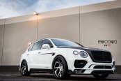 White Bentley Bentayga Spruced Up in Exotic Looking Forged Rennen Rims