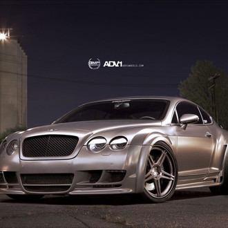 Metallic Bentley Continental with Halo Headlights - Photo by ADV.1
