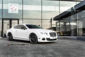 Gorgeous White Bentley Continental GT Sitting low on a Set of ADV1 Rims