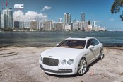 Rims That Change It All: White Vellano Wheels Adorning Bently Flying Spur