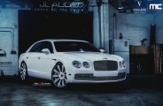 White Bently Flying Spur Gets Stylish Touches from MC Customs