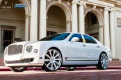 Royal Doesn't Get Better Than This Bespoke White Bently Mulsanne