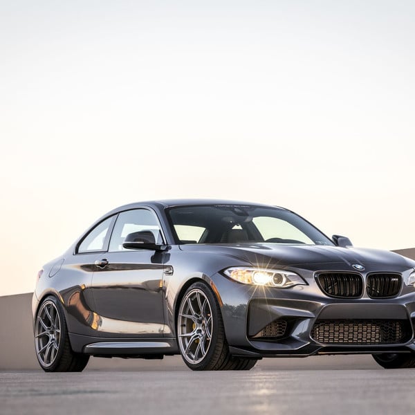 Custom Gray BMW 2-Series with Hankook Tires - Photo by Vorstiner