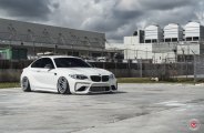 Automobile that Turns Heads: Stanced BMW 2-Series on Custom Vossen Wheels