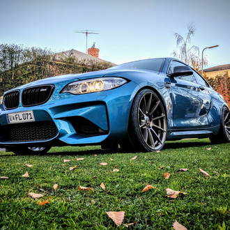 When Style Meets Performance: Blue BMW 2-Series Boasting Blacked Out Grille