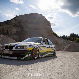 Modern Art On Wheels - BMW M3 E36 With Air Suspension and Rotiform Rims