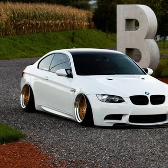 Luxury Visual Tweaks on Bagged BMW M3 Coupe