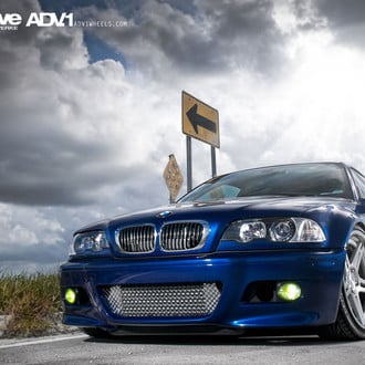 Timeless Design Of BMW M3 E46 Outfitted With Polished ADV1 RIms