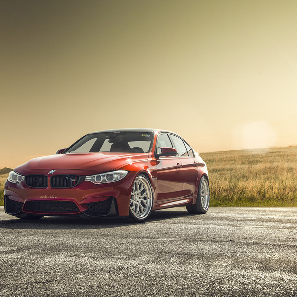 Sakhir Orange BMW M3 with Halo Headlights - Photo by ADV.1