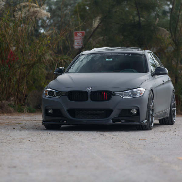 Matte Gray BMW M3 on Vossen VFS 6 Gloss Graphite - Photo by Vossen