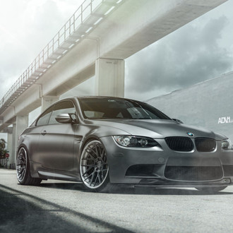 Graphite Gray BMW M3 Carbon Fiber Front Lip - Photo by ADV.1