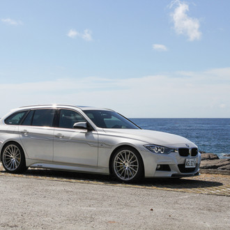 Minor Custom Improvements for White BMW 3-Series Wagon