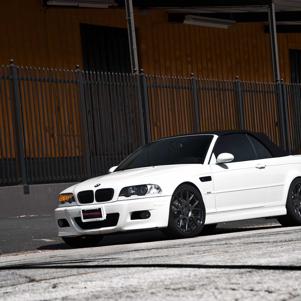 White BMW M3 Convertible E46 on Vossen Rims - Photo by Vossen