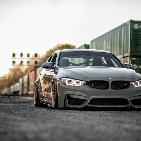 Air Lifted BMW M3 Sedan On Forged Vossen LC106T - Photo by Vossen