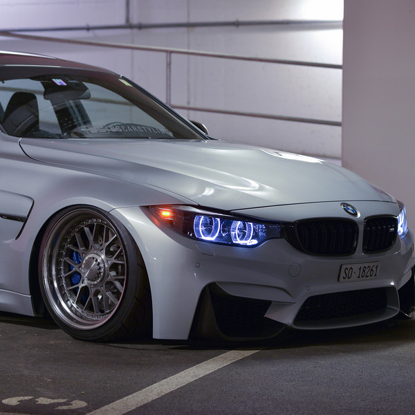 Slammed M3 F30 With Rotiform Forged 3 Piece Wheels - Photo by Rotiform
