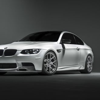 Custom Body Kit on White BMW 3-Series - Photo by Vorstiner