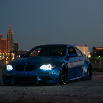 Liberty Walk BMW M3 E92 With Rotiform Sport Wheels - Photo by Rotiform