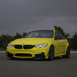 A Touch of Exotics: Tuned Yellow BMW 3-Series