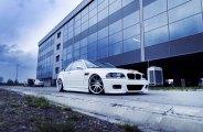 Snow Leopard: White BMW 3-Series with Exterior Upgrades