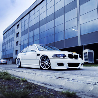 Snow Leopard: White BMW 3-Series with Exterior Upgrades