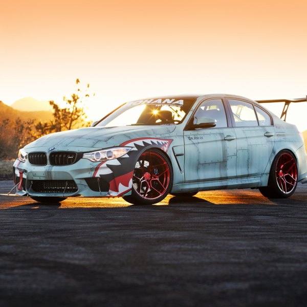 Custom Shark Inspired BMW 3-Series - Photo by Rohana Wheels