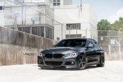 Incredibly Stylish BMW 3-Series on Gunmetal Velgen Wheels