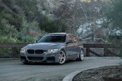 BMW 3-Series Shows Off Custom Wheels With Contrasting Red Center Caps and Calipers
