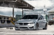 BMW M3 Looks Elegant on Velgen Wheels