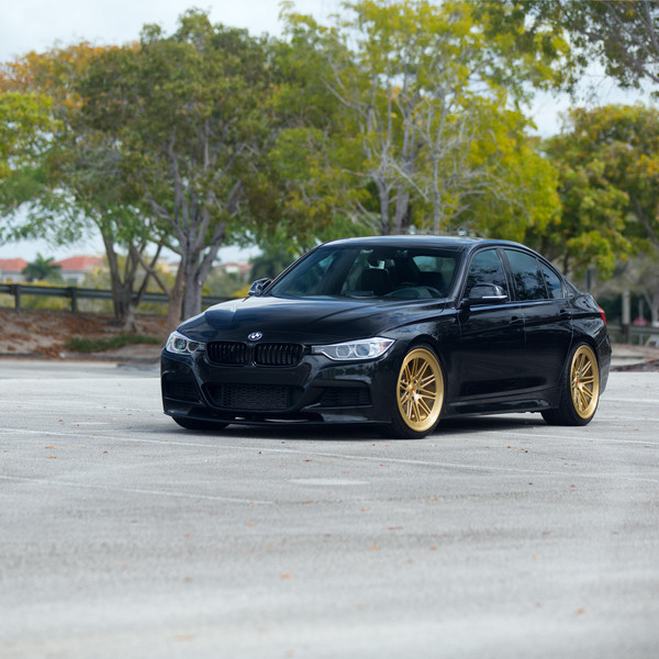 Custom Gloss Black BMW 3-Series - Photo by Vossen