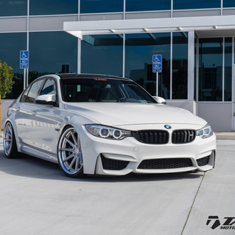 Custom White BMW 3-Series - Photo by Vossen