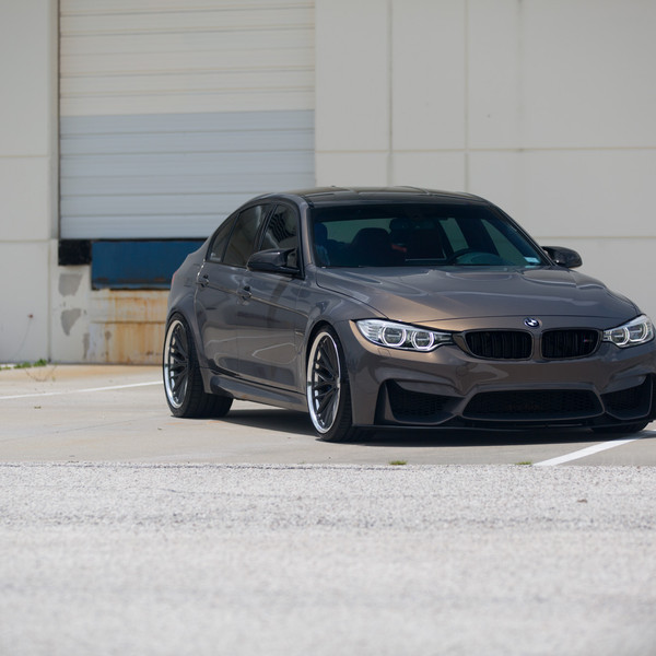Custom Front Bumper on BMW 3-Series - Photo by Vossen