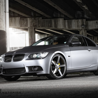 Custom Silver Matte BMW 3-Series - Photo by Vossen
