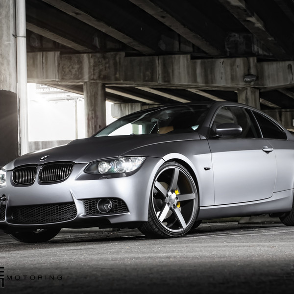 Custom Silver Matte BMW 3-Series - Photo by Vossen
