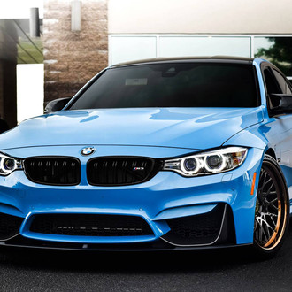 Sky Blue BMW M3 F30 on Avant Garde Sport Wheels - Photo by Avant Garde