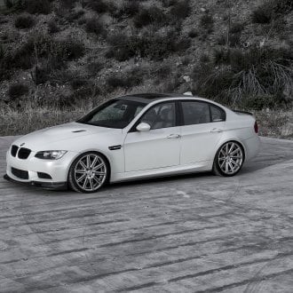 Eye-Catching Custom Painted Forged Wheels on Customized White BMW 3 ...