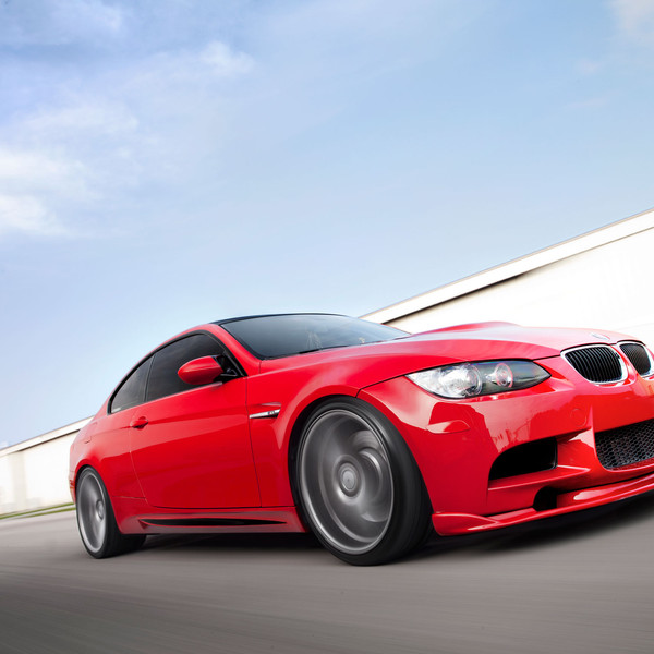 Red BMW 3-Series with Custom Body Kit - Photo by Vossen