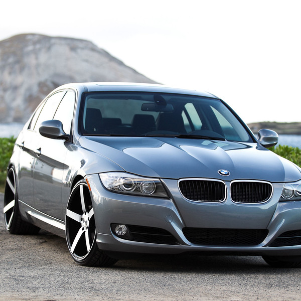 Crystal Clear Halo Headlights on BMW 3-Series - Photo by Vossen