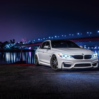 Lowered BMW M3 Sedan With a Front Bumper Splitter — CARiD.com Gallery