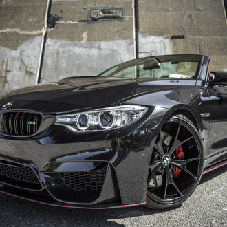 BMW M4 Convertible on Stylish CSM5 Rims By Concept One - Photo by Klutch Wheels