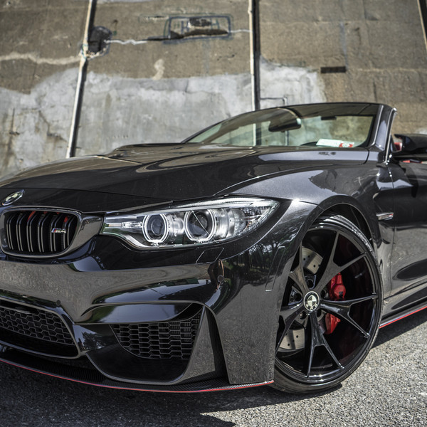 BMW M4 Convertible on Stylish CSM5 Rims By Concept One - Photo by Klutch Wheels
