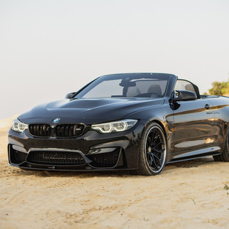 Neat BMW 4-Series Convertible Rolling on Custom HRE Wheels