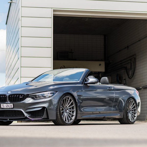 Gray Metallic Convertible BMW 4-Series - Photo by Vossen