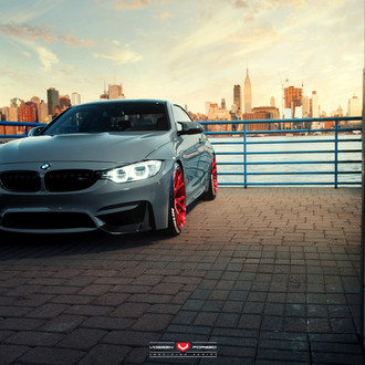 Body Kit + Custom Rims on Bespoke Gray BMW 4-Series