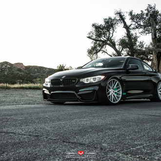 Custom Gloss Black BMW 4-Series - Photo by Vossen