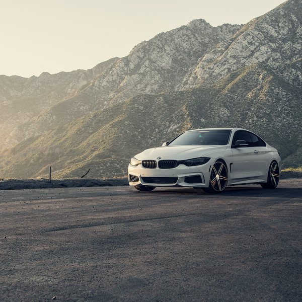 White Customized BMW 4-Series - Photo by Vossen