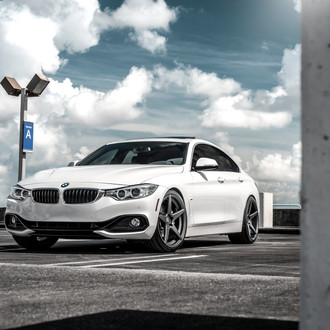 Gorgeous BMW 4-Series Gran Coupe Equipped with Charcoal Custom Wheels