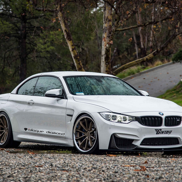 Custom White Debadged BMW 4-Series - Photo by Blaque Diamond